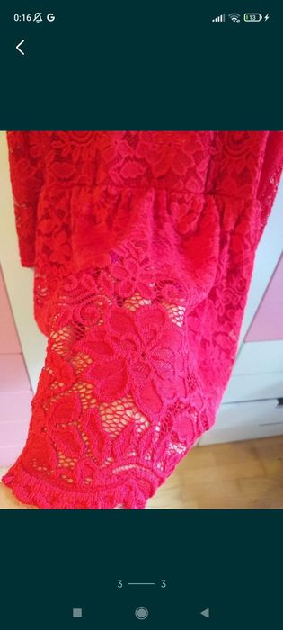 Sukienka czerwona świąteczna