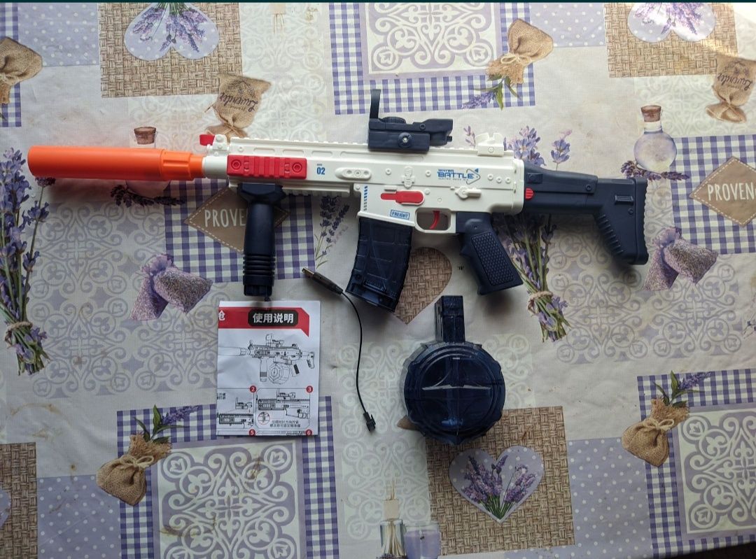 Водяний автомат акумуляторний Water gun M16 UZI NEW2024