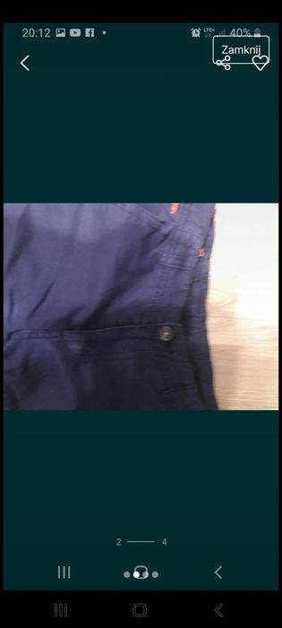 Spodnie wizytowe r. 140