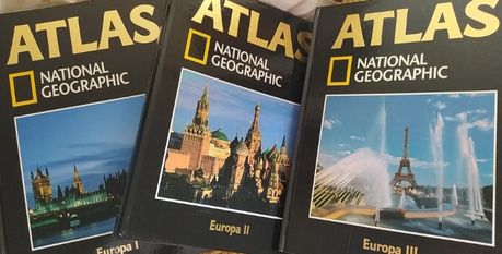 Atlas National Geographic - Europa I, II, III (3 vol)