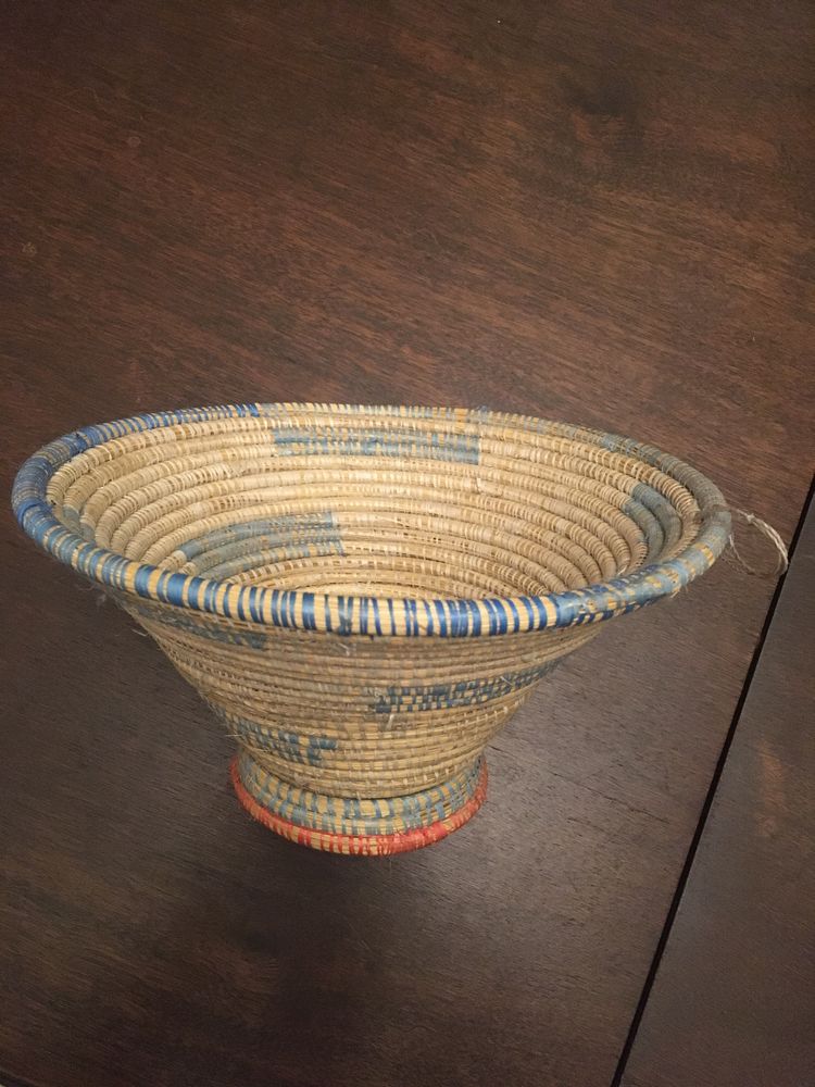 Conjunto 3 Cestos Artesanato Guiné-bissau