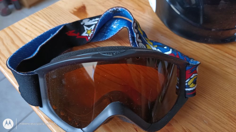 Kask narciarski Uvex+gogle