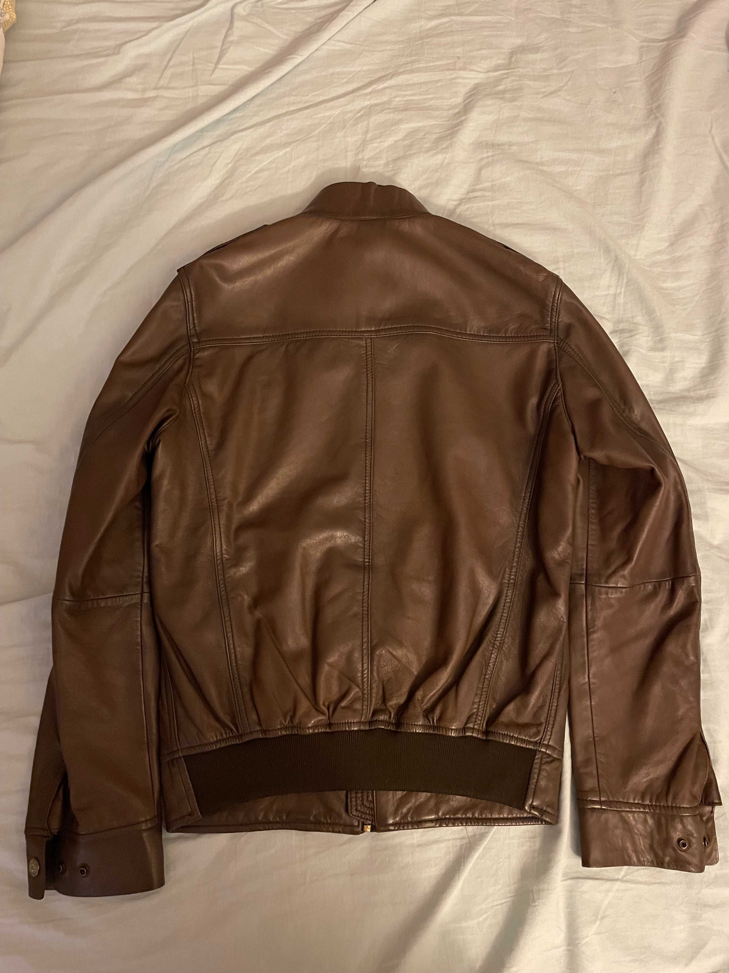 Casaco de pele | Massimo Dutti | Homem | Tamanho S