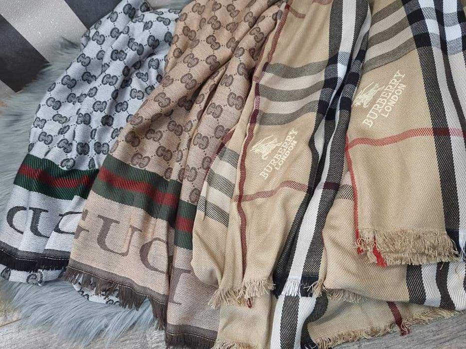 Nowy Szal Damski Bawełna Kaszmir