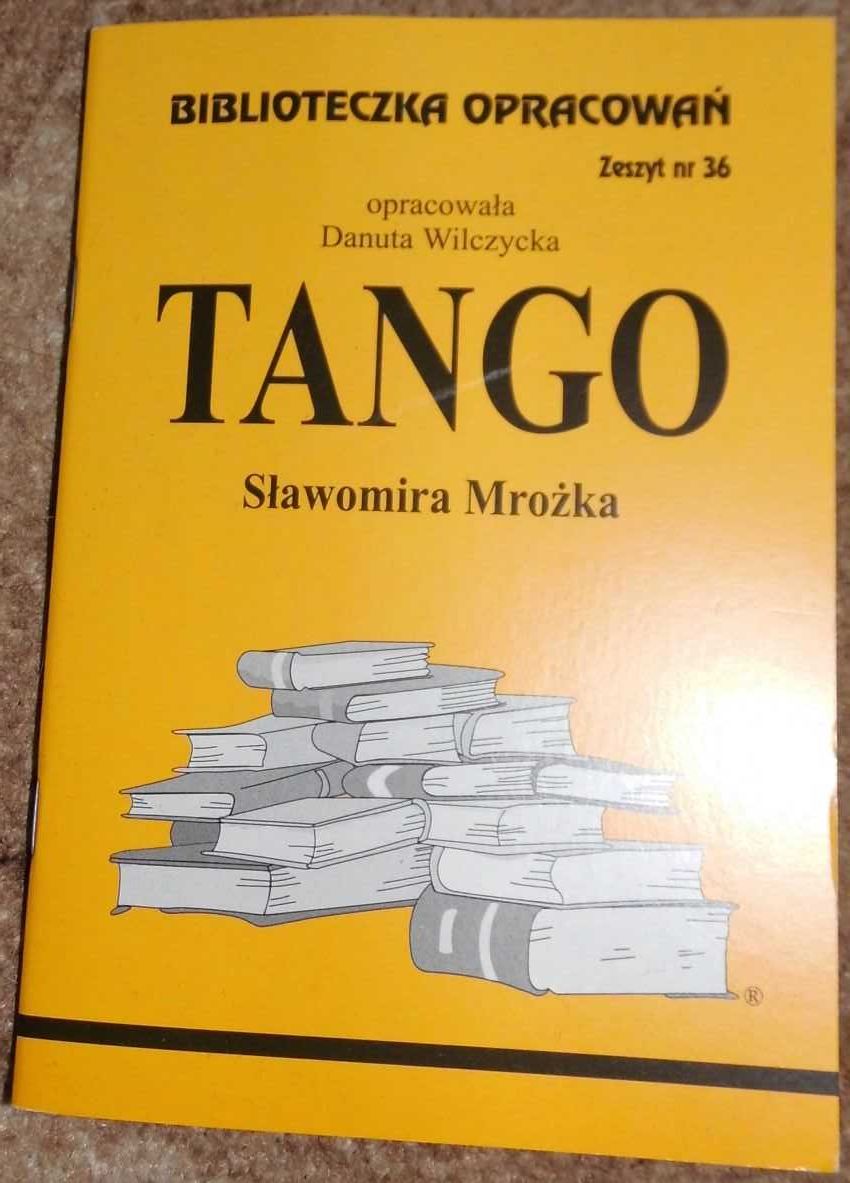 opracowanie "tango" Mrożka
