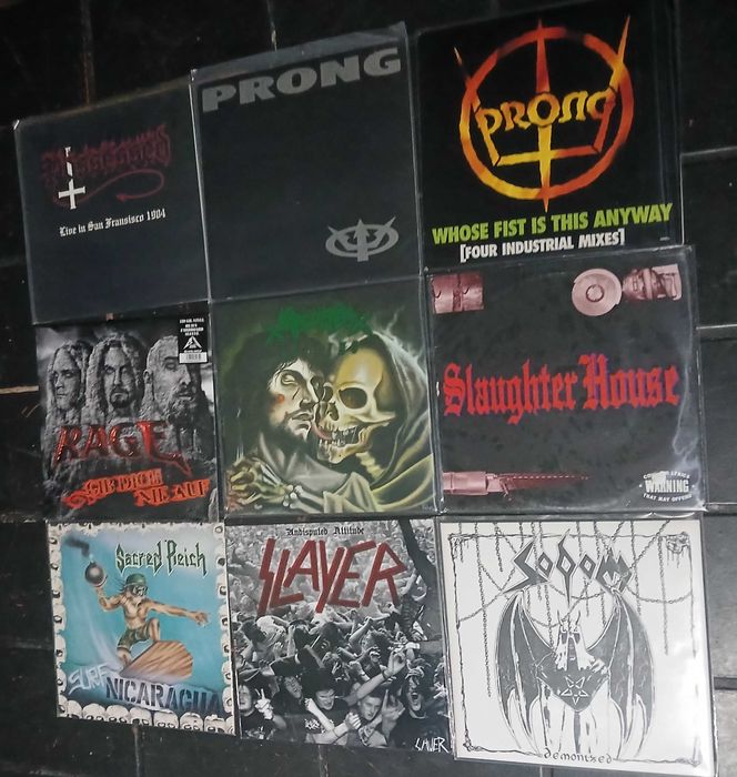VINIL de época:  80's Thrash /Death Metal  (Anthrax,Megadeth