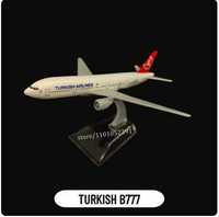 Model samolotu metalowy 1:400 turkish airlines boeing 777 na prezent