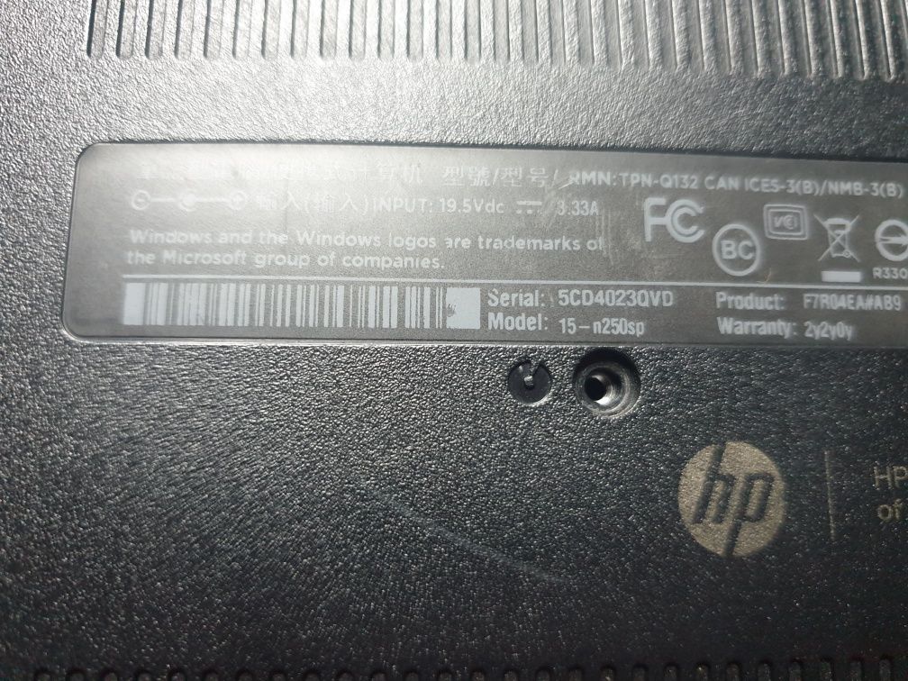 Hp 15- n250sp peças