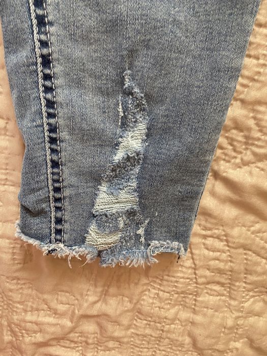 Spodnie jeans przetarcia dziury rurki US Polo ASSN rozmiar 36/38