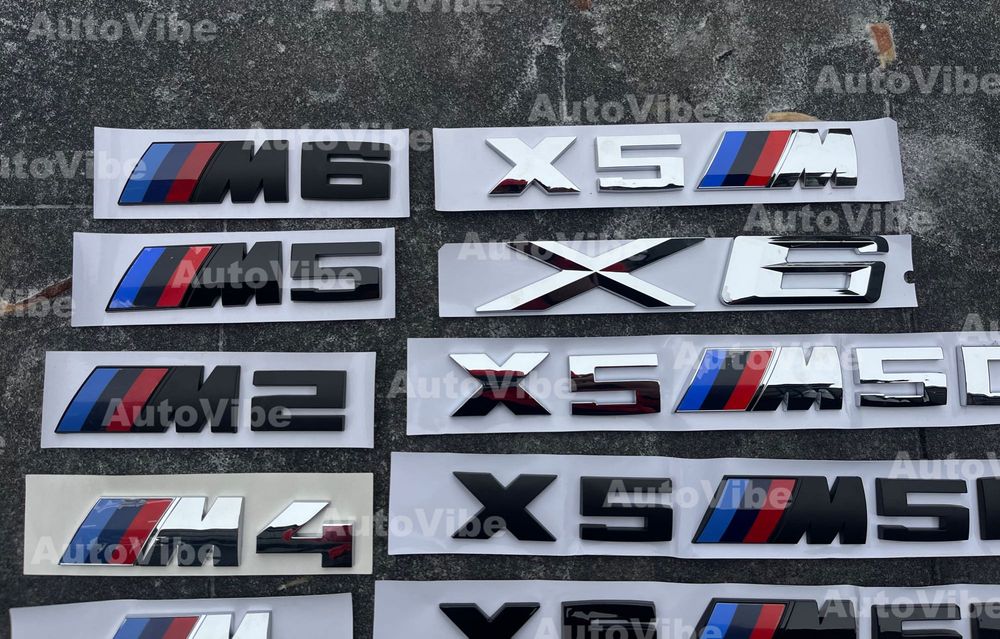 Емблема бмв m2 m3 m4 m5 m6 x5m x6m bmw e39 e60 f30 f10 g30 f32 f15 f16