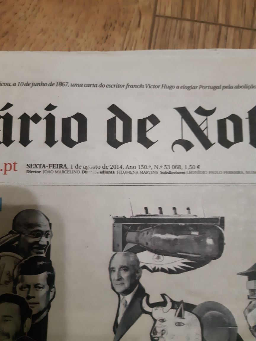 Edição Histórica do Diário Notícias