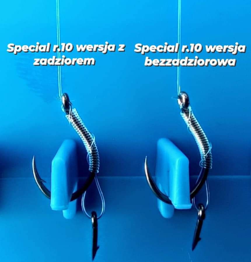 Zestaw 40 szt. przyponów do method feeder w pudełku