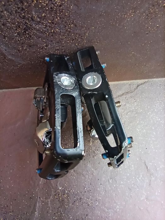 Pedały platformowe SPD XLC  SPD PD-S24 jednostronne  MTB Enduro  Dh