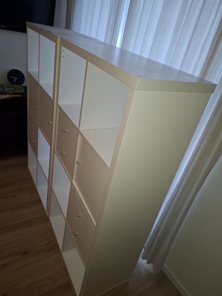 Ikea kallax z wkładami