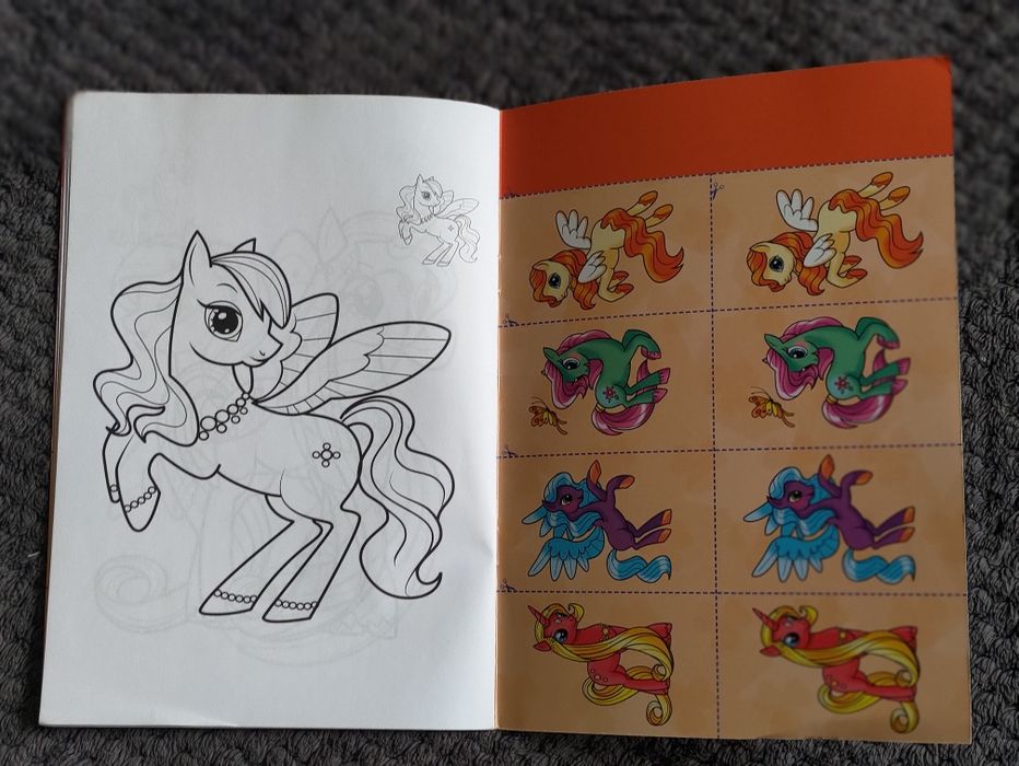 Kraina Kucyków Kolorowanka dla dzieci