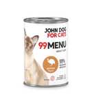 Karma dla Kota 8 x 400g John Dog for Cats 99 Menu Perliczka Zestaw