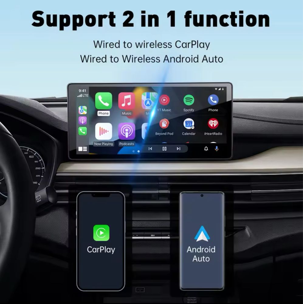 Xuda RGB - адаптер для бездротового CarPlay та AndroidAuto