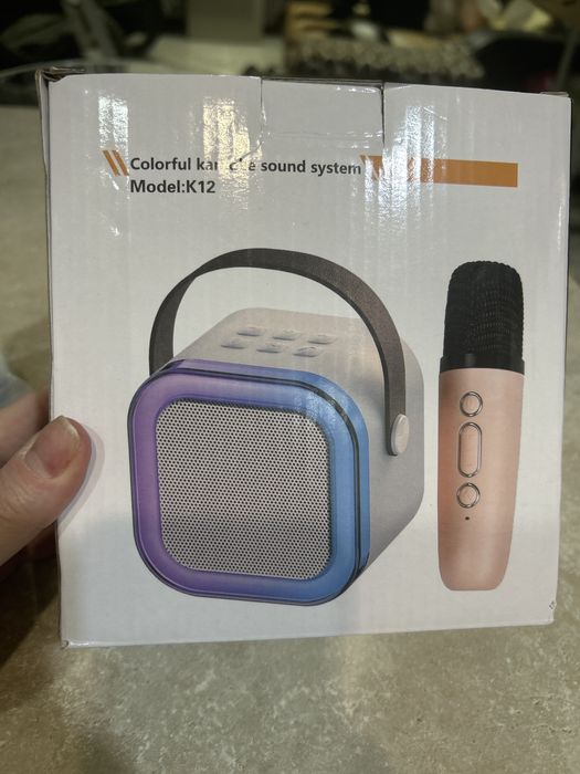 Блютуз колонка,караокє,мікрофон