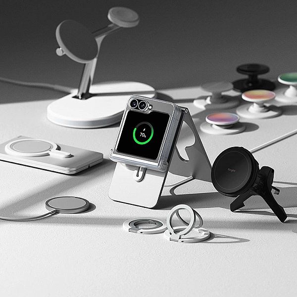 Etui Ringke Slim Hinge MagSafe na Samsung Galaxy Z Flip 6 - przezroczy