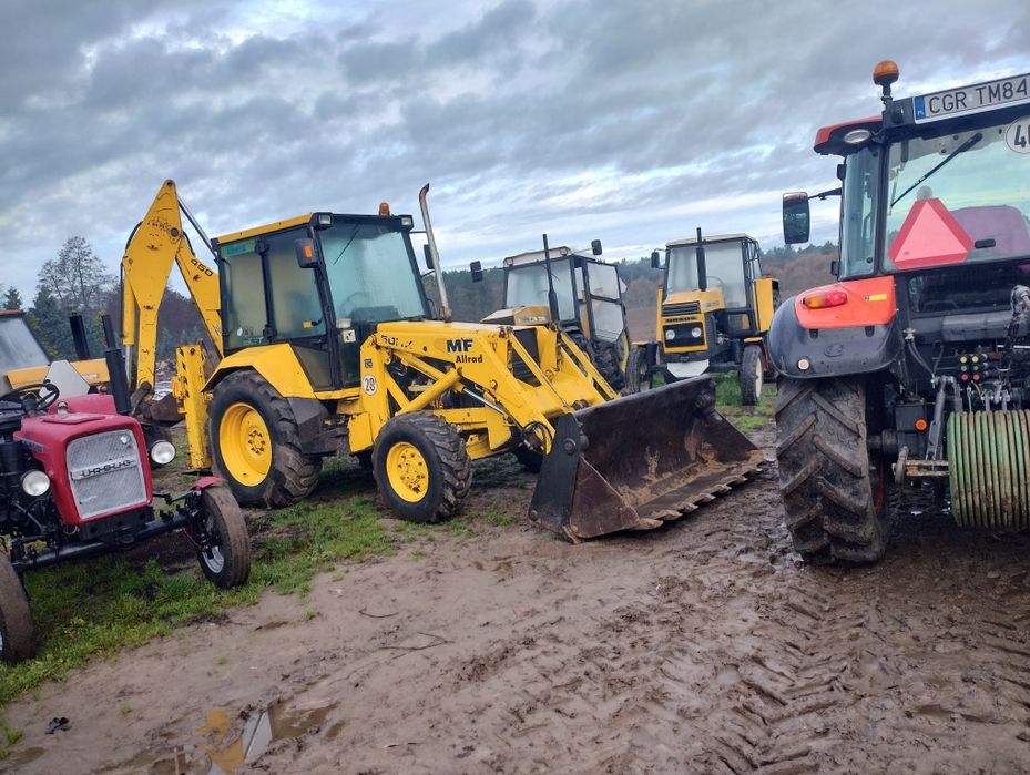 Sprzedam Koparko-ładowarke MF 50HX zamiana na ciągnik
