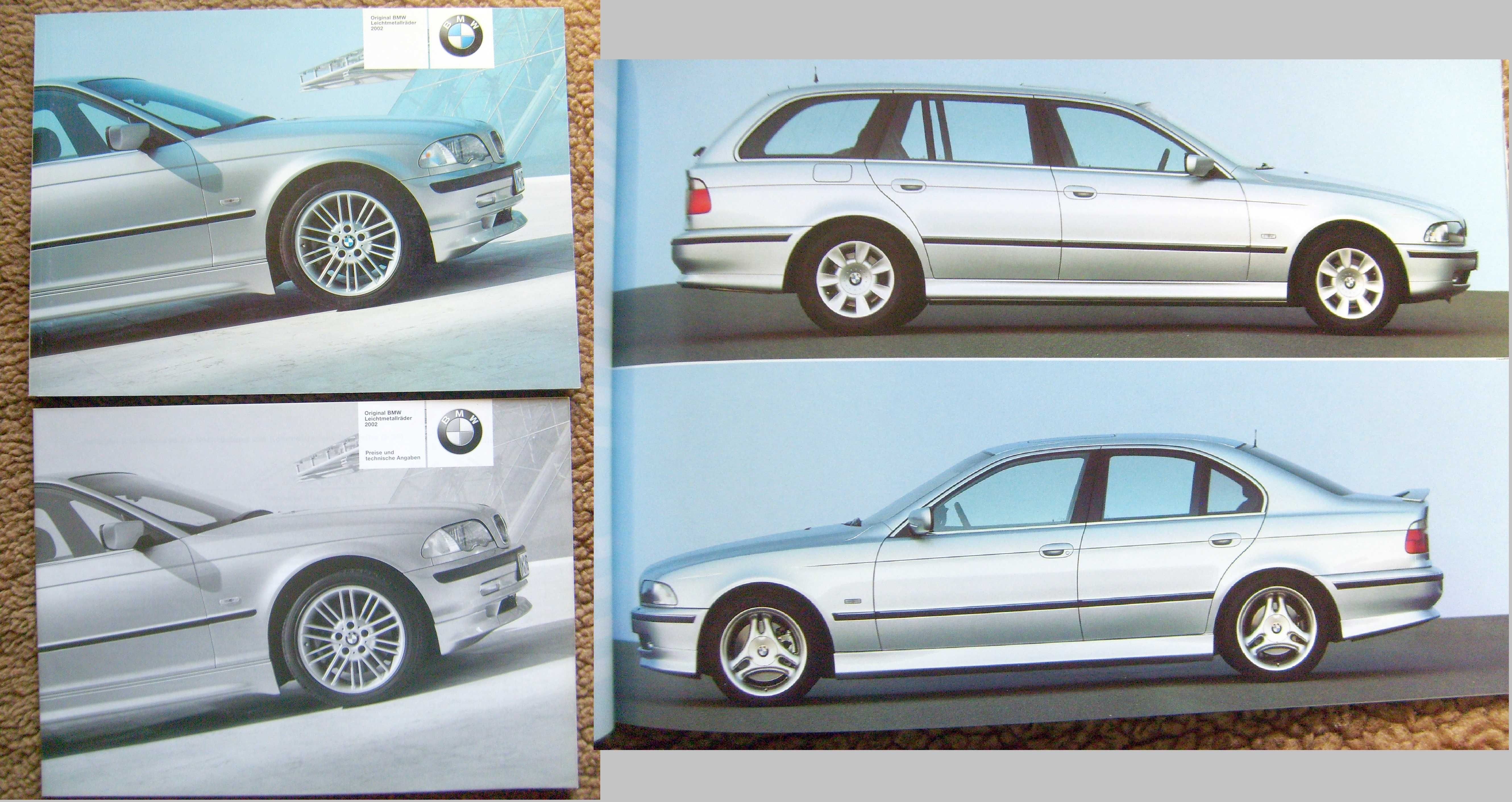 BMW 2002 * alufelgi E36 E46 Z3 E39 E38 E65 E53 prospekt 100 stron !