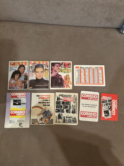 Calendarios de bolso anos 90/80