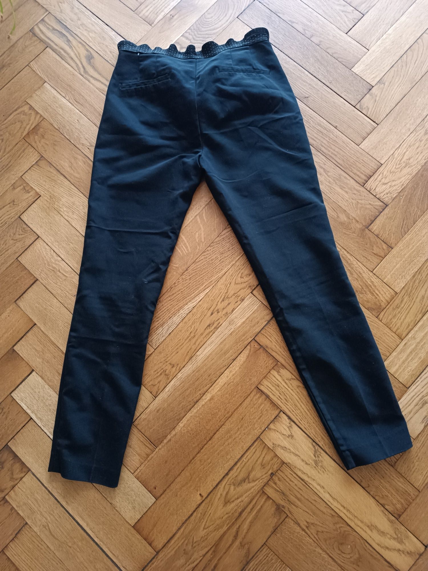 Czarne spodnie 7/8 ,Zara Basic , rozmiar S