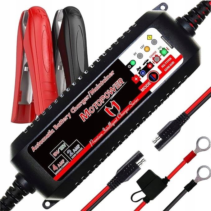 MOTOPOWER MP00207 6 V 12 V 4 A inteligentna automatyczna ładowarka