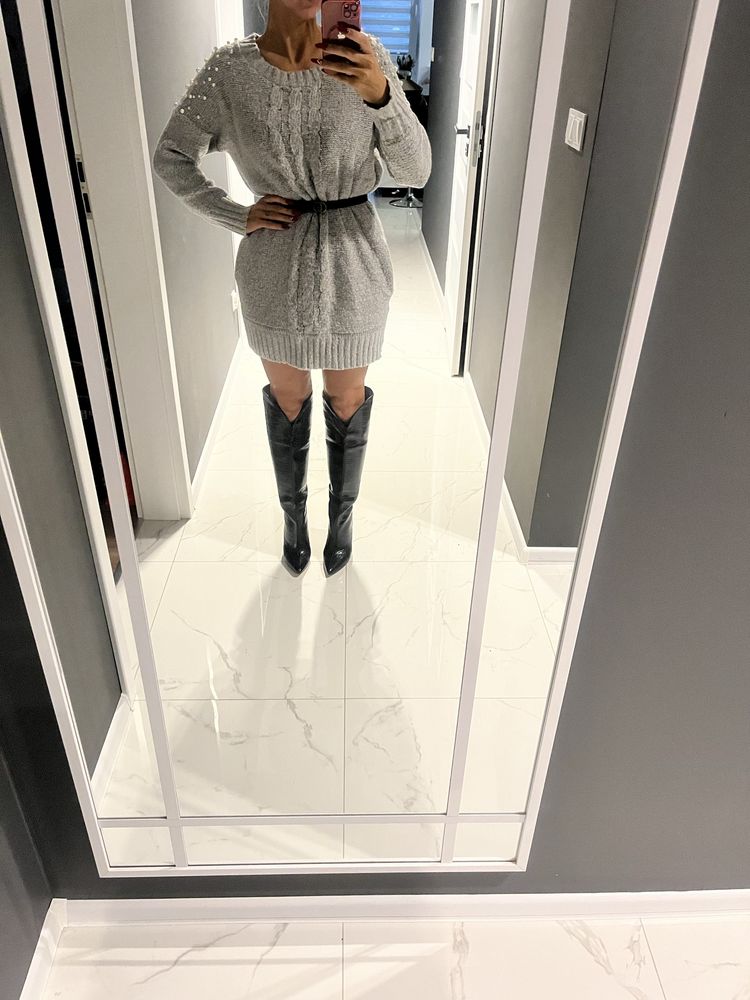 Sweter długi Shoping Center 9 uniwersalny
