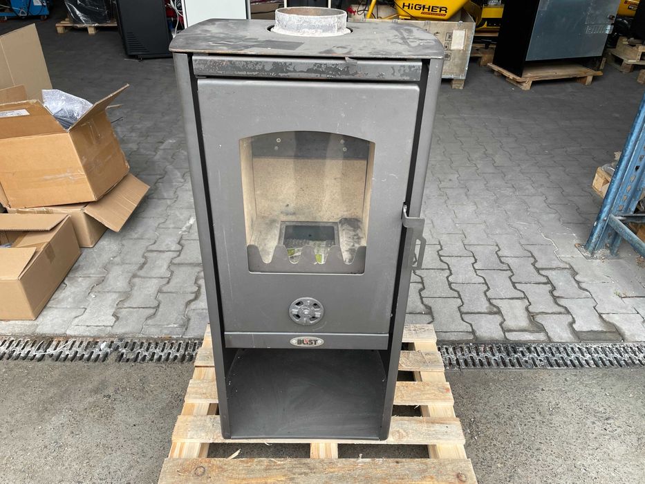 Piec kominek koza nowoczesny stalowy loft BLIST Polar 6,7 kW - II Gat