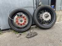 Koła supermoto  17” zestaw z hamulcem  honda crf suzuki