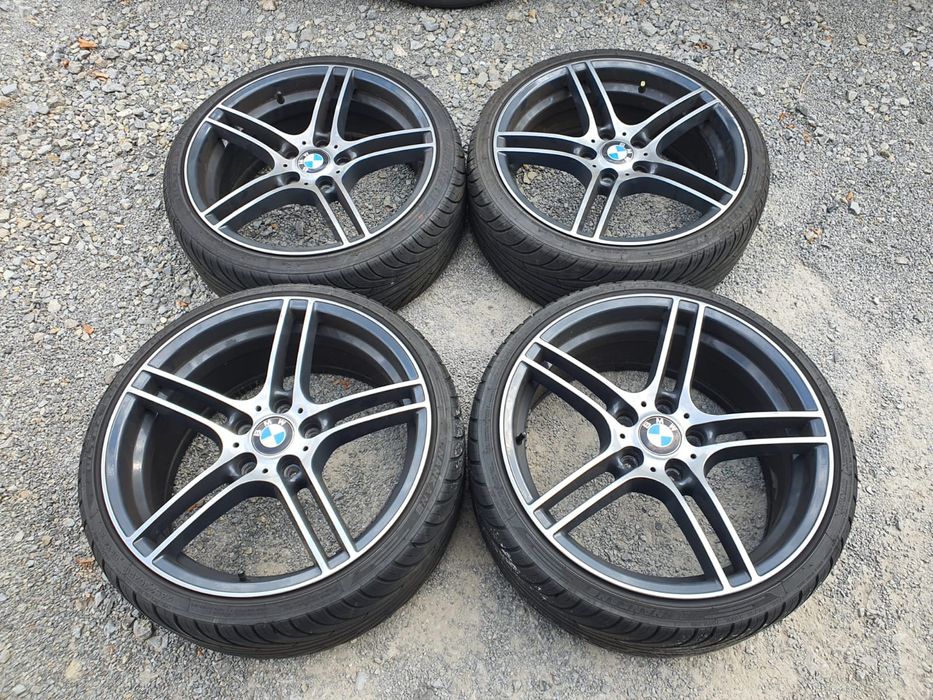 Alufelgi Felgi 19 5x120 BMW 8J i 9J Nowe Opony 1 felga pęknięta OPIS!