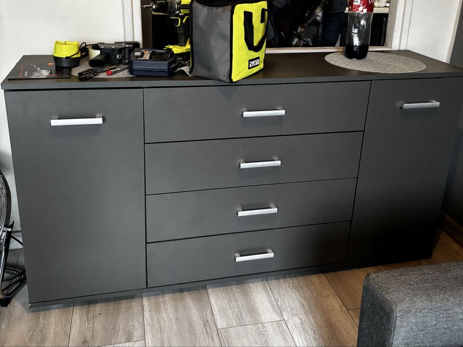 Komoda szara jak nowa