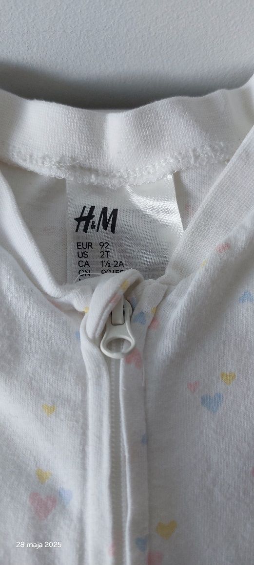 Piżamka jednoczęściowa H&M krótki rękaw