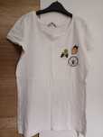 Biały T-shirt damski Cropp rozmiar XS/S