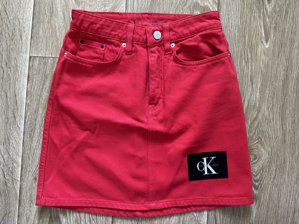 Новая джинсовая юбка ck оригинал xs-s