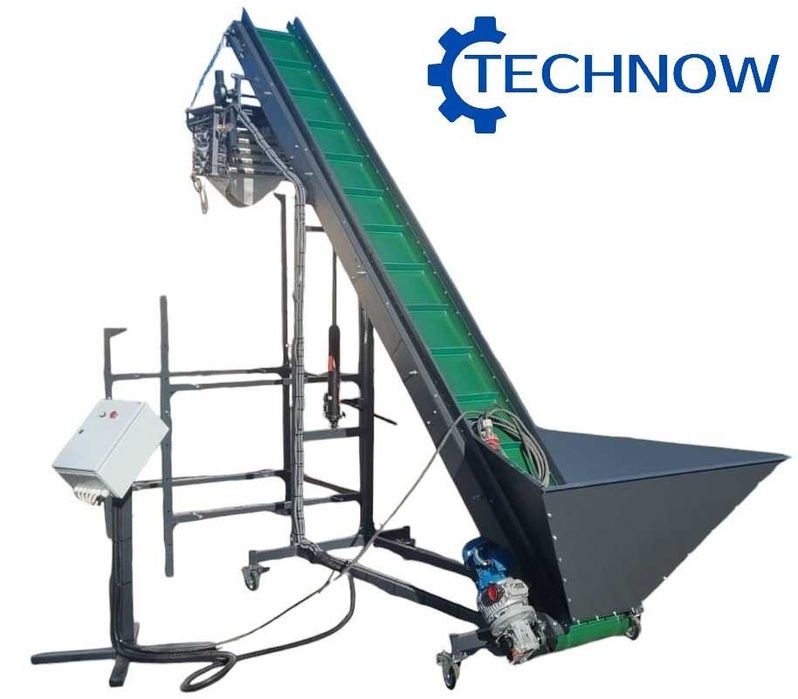 Automatyczny napełniacz kaskadowy do warzyw do BIG-BAG i skrzyniopalet