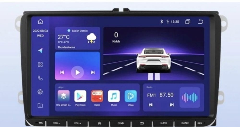 ANDROID магнітола VW SKODA SEAT Carplay, DSP, 4G, камера