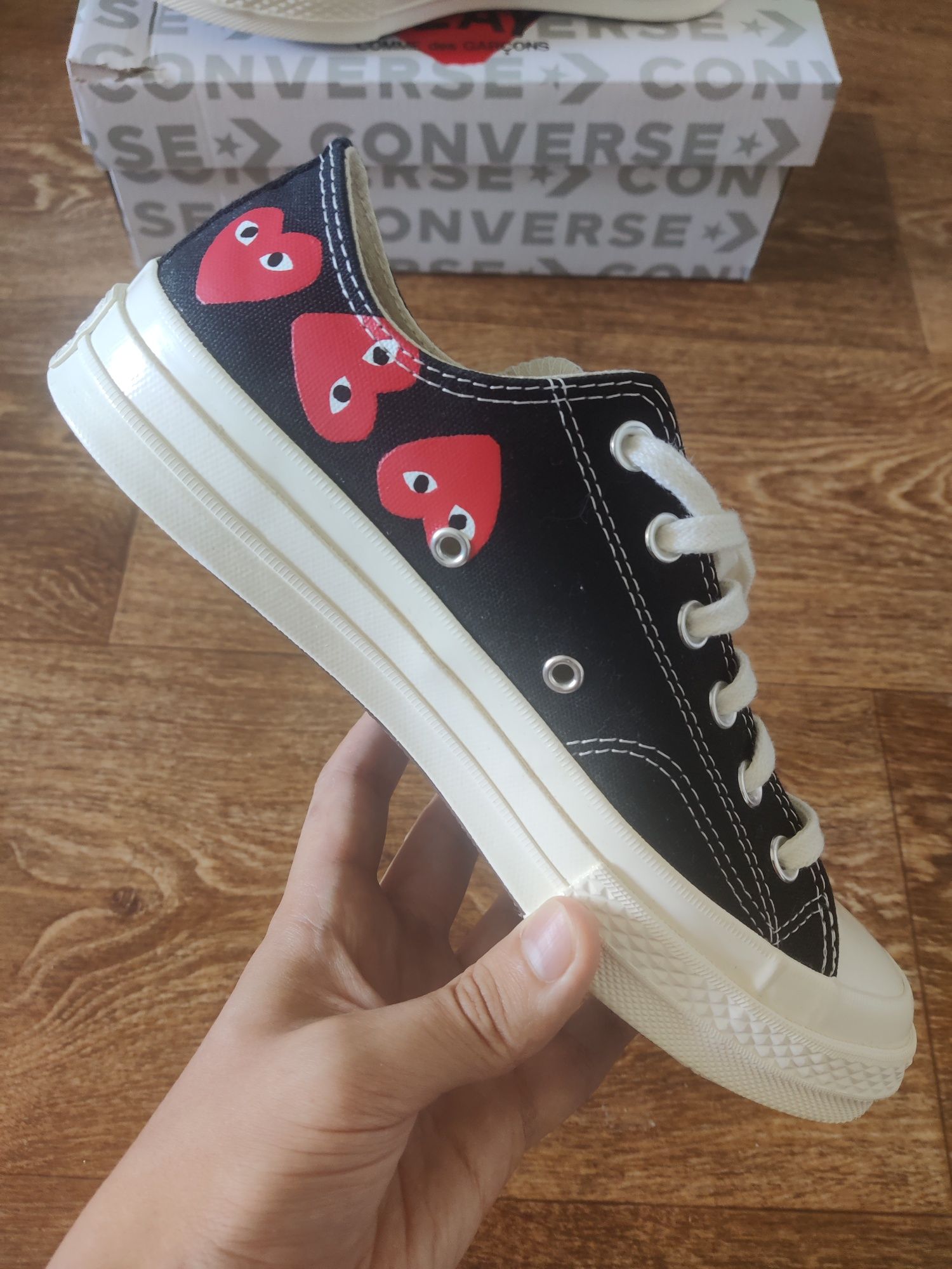 Кеди Converse x Comme des Garçons PLAY Chuck 70 Multi Heart