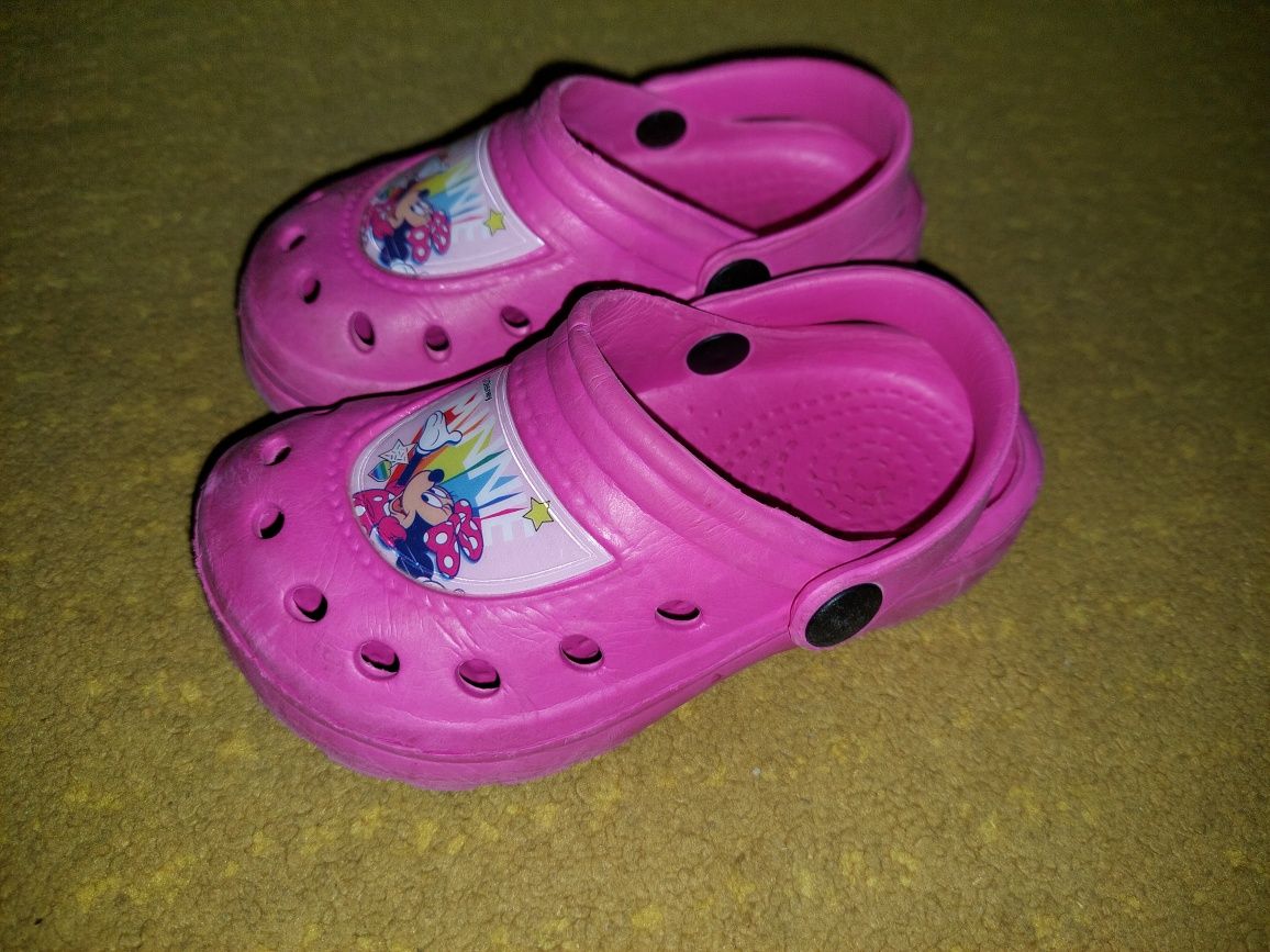 Klapki typu crocks 24/25 myszka Minnie l