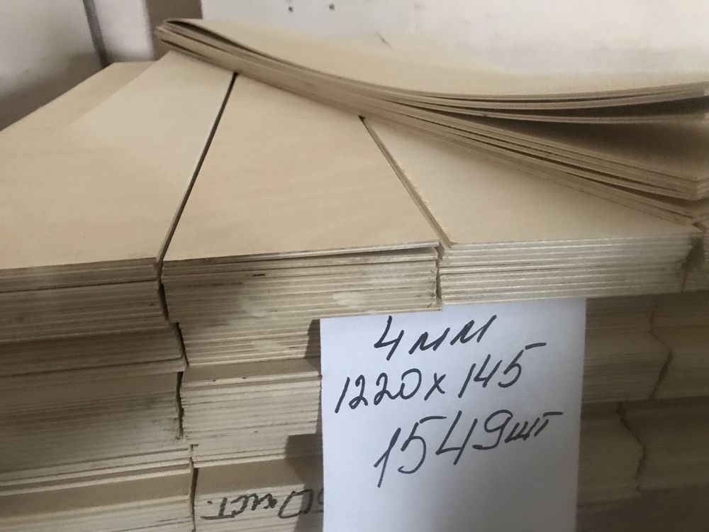 Заготівлі ФАНЕРНІ сорт 1/1 різні виробники