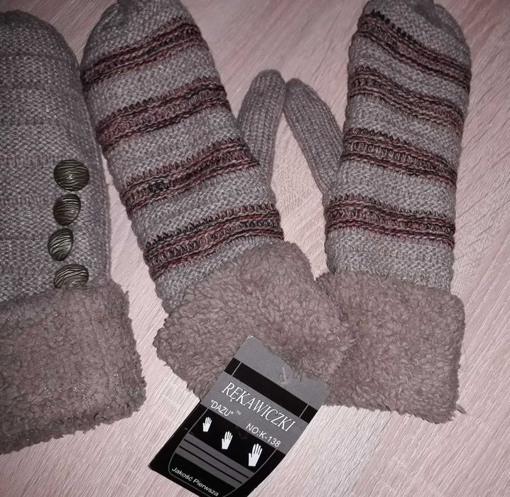 Rękawice ocieplane damskie roz.S/M