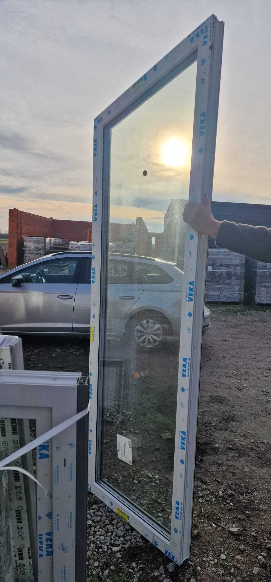 Okno skośne stałe szklenie FIX pakiet trzyszybowy