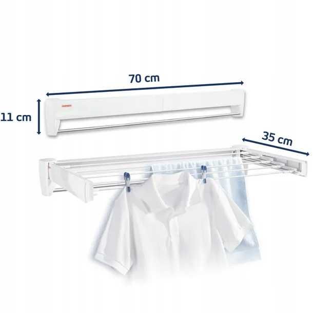 Rozsuwana Suszarka ścienna Leifheit Telgant 36 Protect Plus