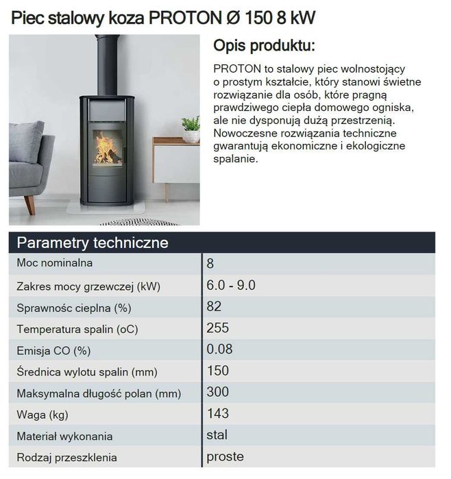 Piecyk Proton kratki pl zmiana ekspozycji 4299 zł wyprzedaż NOWY