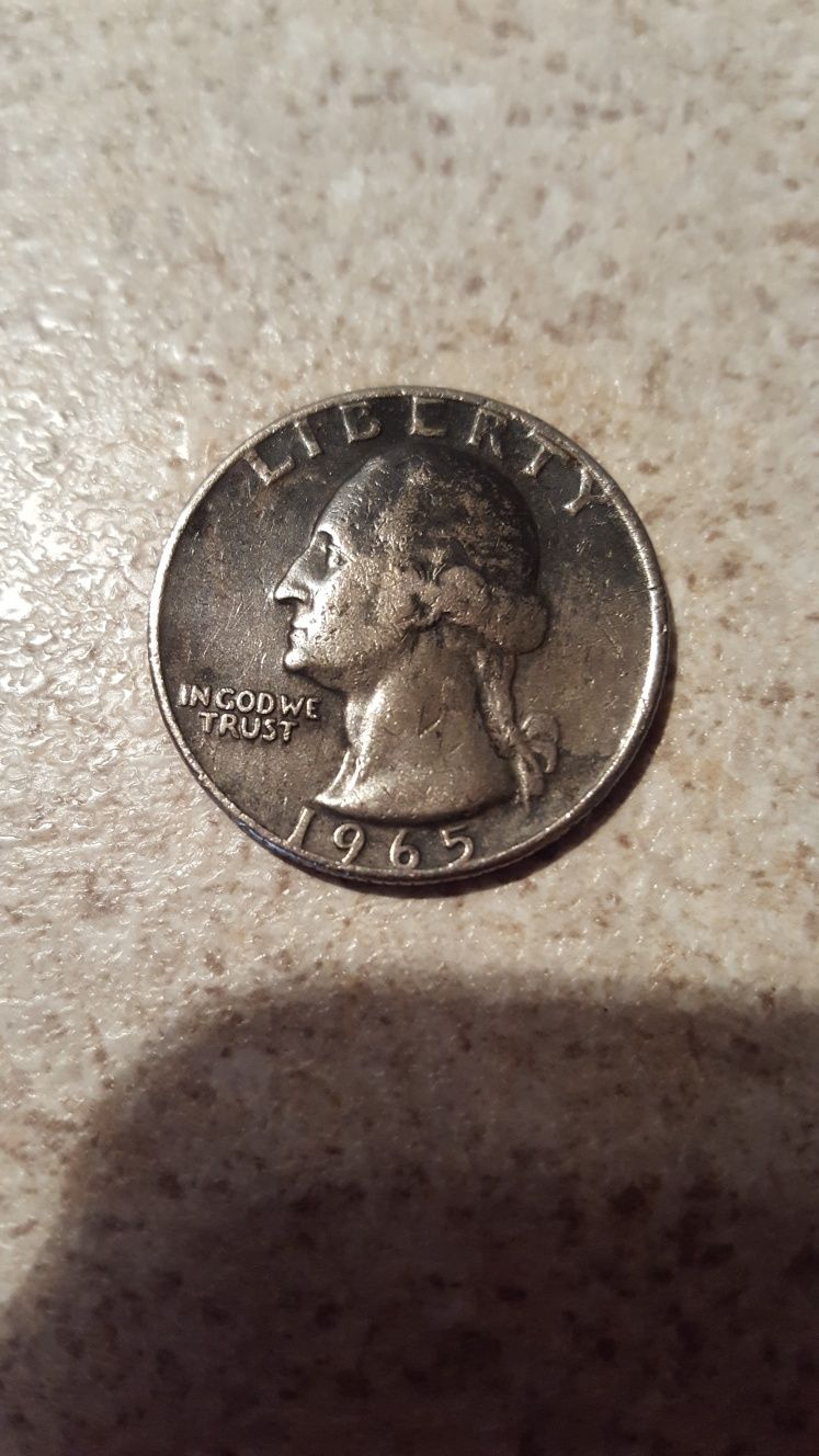 Quarter Dollar z 1965 roku Liberty