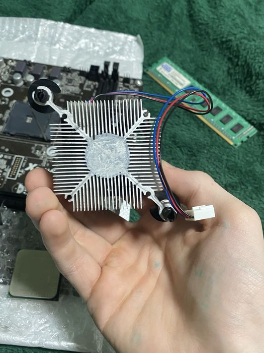 Zestaw płyta główna procesor ram chłodzenie