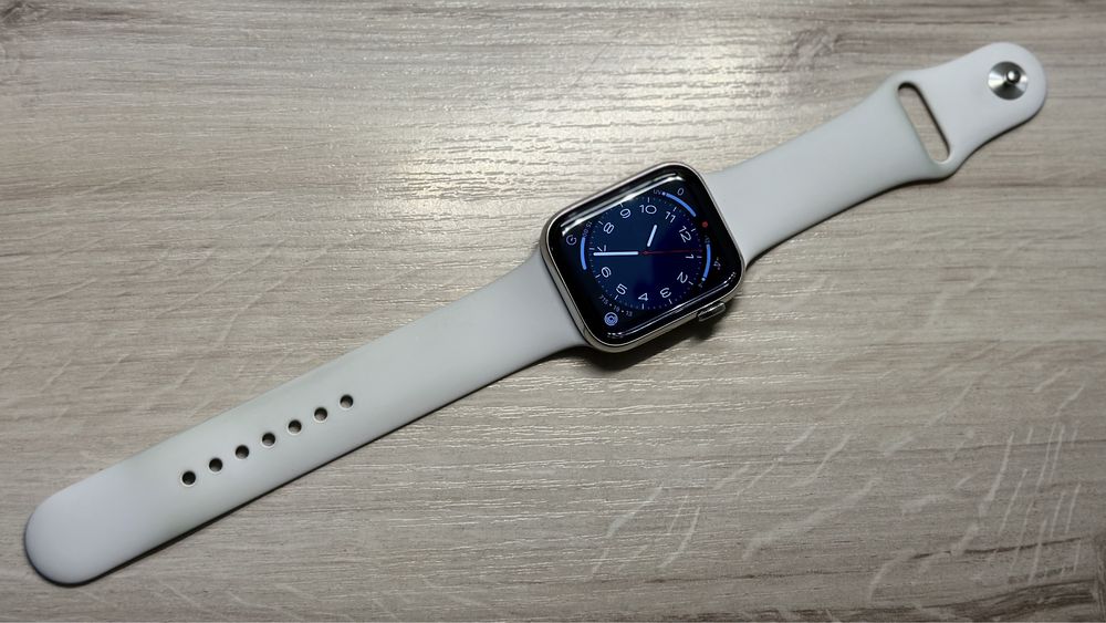 Apple Watch 7 45mm Stainless Steel GPS + Cellular Silver/Srebrny