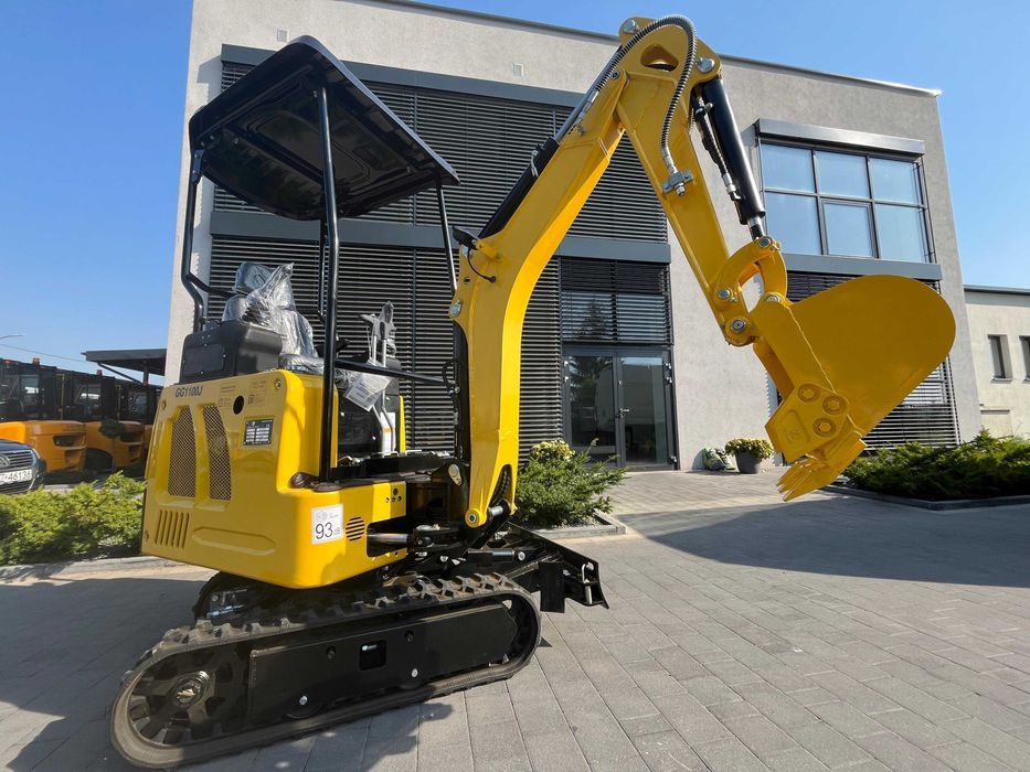 Nowa Minikoparka GG1100J, Kubota, Joysticki, Gunter Grossmann
