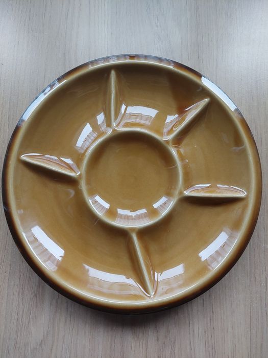 Talerz z przegródkami porcelit Pruszków